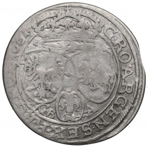 Jean II Casimir, Sixième de 1661, Lvov - ILLUSTRÉE sans le trifolié de Slepowron