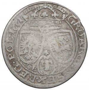 John II Casimir, 6 groschen 1661, Lviv