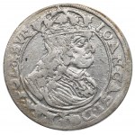 Ján II Kazimír, šiesty z roku 1661, Ľvov - ILUSTROVANÝ asymetrický štít