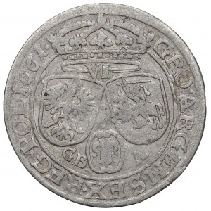 John II Casimir, 6 groschen 1661, Lviv