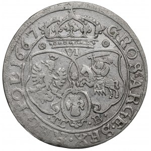 Jan II Kazimír, šestý z roku 1667, Bydhošť - OBSAZENO