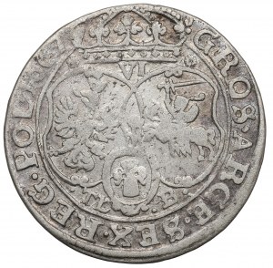 John II Casimir, 6 groschen 1667, Bromberg