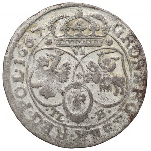 John II Casimir, 6 groschen 1667, Bromberg