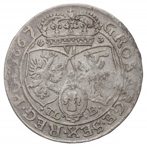 Jan II Kazimír, šestý z roku 1667, Bydgoszcz - CASIM SUE