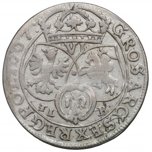 Ján II Kazimír, šiesty z roku 1667, Bydgoszcz - ILUSTROVANÝ hybrid