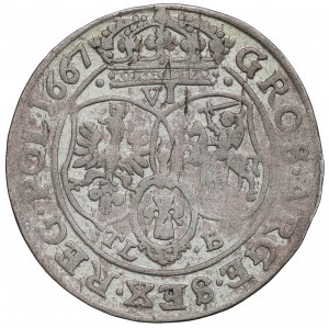 Jean II Casimir, Sixième de 1667, Bydgoszcz - Points ILLUSTRÉS par la couronne