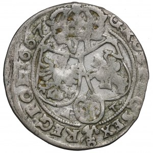 John II Casimir, 6 groschen 1667, Bromberg