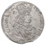 Jan II Kazimír, šestý z roku 1661, Bydgoszcz - ILUSTROVANÉ NGC AU58