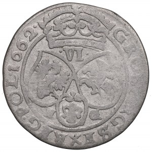 Jan II Kazimierz, Szóstak 1662, Poznań - ILUSTROWANY obwódki