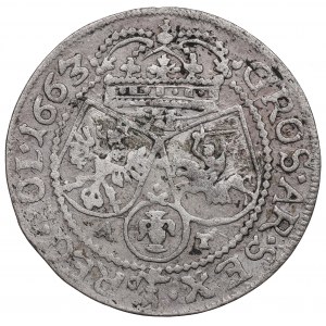 John II Casimir, 6 groschen 1663, Cracow