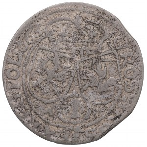 Giovanni II Casimiro, 6 penny 1663, Cracovia - errore nel valore nominale IV