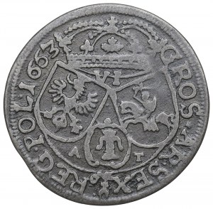 John II Casimir, 6 groschen 1663, Cracow