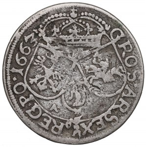 Ján II Kazimír, šiesty z roku 1663, Krakov - ILUSTROVANÉ