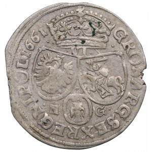 John II Casimir, 6 groschen 1661, Posen