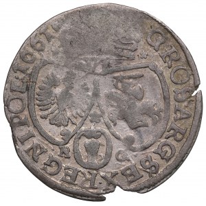 John II Casimir, 6 groschen 1661, Posen