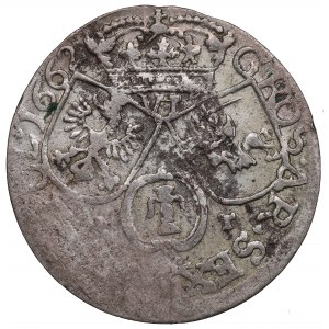 John II Casimir, 6 groschen 1662, Cracow