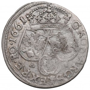 Jan II Kazimír, šestý z roku 1661, Krakov - ILUSTROVANÝ KAZIMÍR