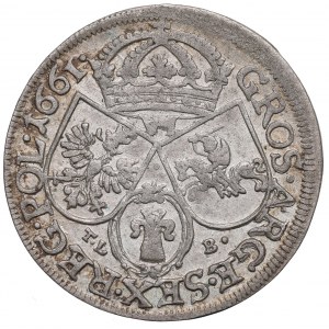 Ján II Kazimír, šiesty júl 1661, Krakov - ILUSTROVANÝ dátum punč