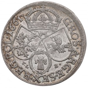 Giovanni II Casimiro, 6 luglio 1661, Cracovia - punzone data ILLUSTRATA