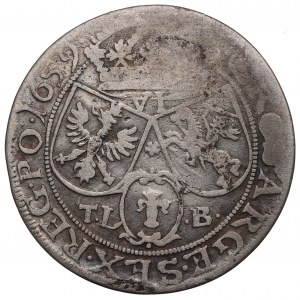 Jan II Kazimierz, Szóstak 1659, Kraków - ILUSTROWANY