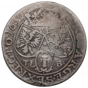 Jan II Kazimierz, Szóstak 1659, Kraków - ILUSTROWANY