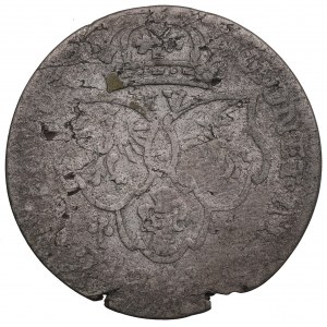 Ján II Kazimír, šiesty z roku 1657, Krakov - ILUSTROVANÁ chyba ARG^NT