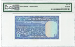 Rhodésie, Banque de réserve, 1 dollar 1979 - PMG 66 EPQ