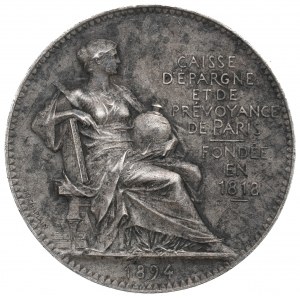 France, Médaille de la Banque de Paris 1894