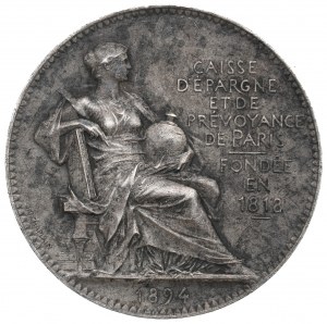 Francia, medaglia della Banca di Parigi 1894