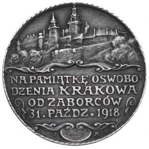 II RP, Medal Oswobodzenie Krakowa 1918 - późniejszy odlew