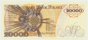 Poľská ľudová republika, 20000 zlotých 1989 AH
