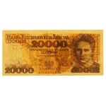 Poľská ľudová republika, 20000 zlotých 1989 AH