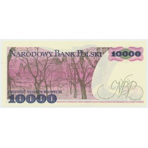 Poľská ľudová republika, 10000 zlotých 1988 AA