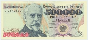 500.000 złotych 1993 C