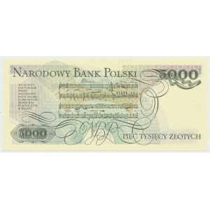 People's Republic of Poland, 5000 zloty 1982 A