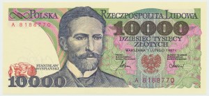 PRL 10 000 złotych 1987 A