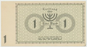 Lodz Ghetto, 1 mark 1940 Ser. A 6 digits