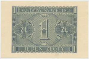 GG, 1 zlotý 1940 B