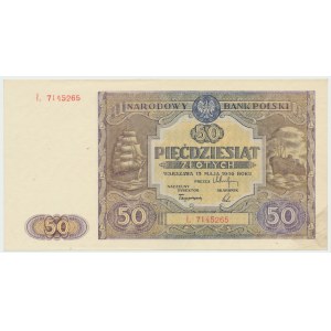 People's Republic of Poland, 50 zloty 1946 Ł