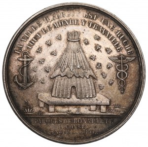 France, Medal commercial chamber Elbeuf 1861