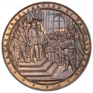 Deutschland, Medaille zum 25. Jahrestag der Ausrufung des Deutschen Reiches in Versailles