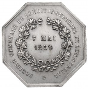 Francúzsko, medaila Všeobecnej úverovej spoločnosti 1859