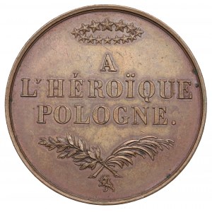 Frankreich, Medaille für das heldenhafte Polen 1831