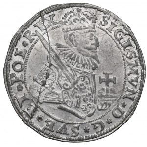 Sigismund III. Vasa, einseitiger Druck des Reval-Talers - Majnert