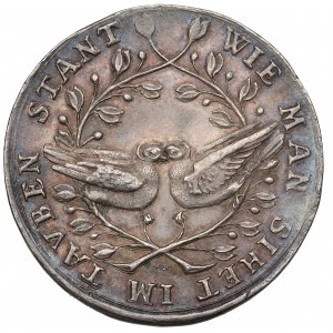 Nemecko, Šlezvicko, svadobná medaila 17. storočie