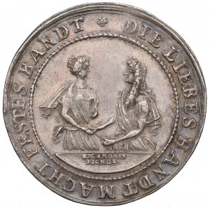 Allemagne, Schleswig, Médaille nuptiale 17e siècle