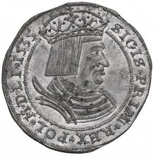 Sigismund I. der Alte, einseitiger Druck des Talers 1535 - Majnert