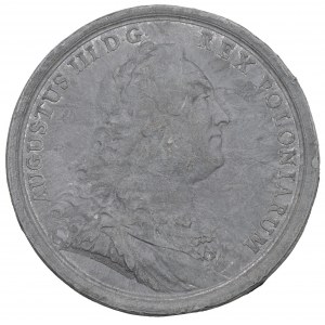 Augusto III Sas, stampa della medaglia Bene Merentibus