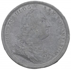 August III Sas, Druck der Bene Merentibus-Medaille