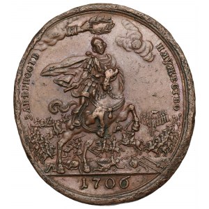 Russland, Peter I., Medaille Schlacht von Kalisz 1706